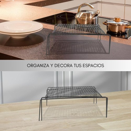 Pack 2 Repisa Extensible Almacenamiento Organizador Cocina
