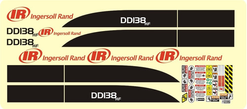 Calcomanías Para Ingersollrand Dd138hf