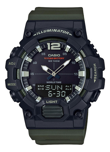 Reloj Casio Hdc-700-3a Resina Hombre Negro