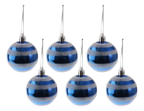 Bolas De Árbol De Navidad Azul Real