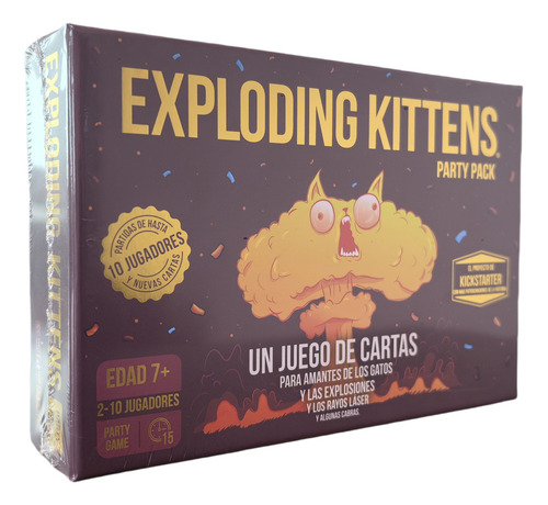 Exploding Kittens Party Pack Juego De Mesa En Español 2-10