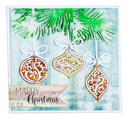 1 6.2  Linterna Navidad Metal Corte Muere Para Scrapbooking