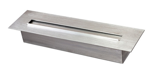 Queimador Para Lareira Inox 304 - 70cm De Embutir Ecológico Capacidade Do Tanque De Combustível 3 L