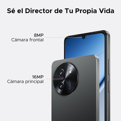 Doogee Note 59 Celular 5g 6250 mAh Android 15 6.75 HD+ 120 Hz 8 GB Ram +128 GB Rom NFC Cámara 16 MP