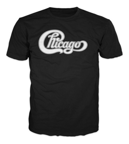 Camiseta Banda Chicago 80s Rock Soft Clásico