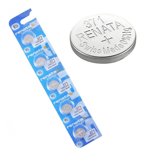 5 Renata Nuevas Y Originales 371 O Sr920sw Para Reloj