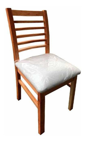 Mesa Paraiso/blanco 120x80 Con 4 Sillas Macizas Lustradas!!!