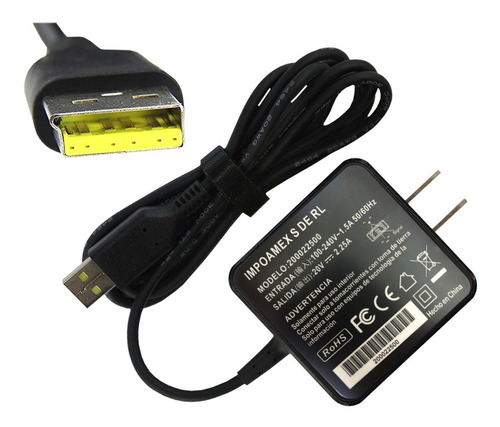 Cargador Lenovo 20v 2a Punta Usb Idea Pad Miix 700 Yoga 1170