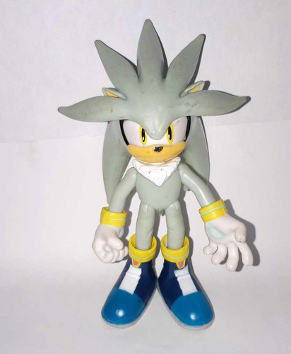 Figura Silver Sonic The Hedgehog Jakks Pacific - Sega (Usado)