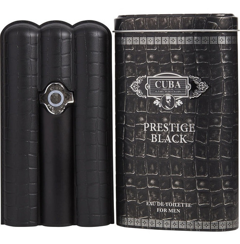 Perfume Cuba Prestige Black de 90 ml da coleção Habano!