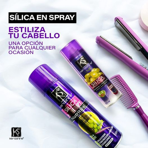 Kerashine Sílica Sabila-argan-uva-nutrielixir 300 Ml - 12 Pz