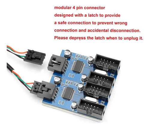 Conector Usb De 9 Pines Macho 1 A 4 Hembra