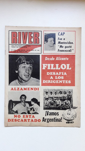 Revista River N 1952 - 29 Junio 1982