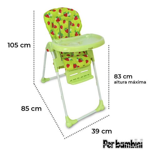 Imagen 7 de 8 de Silla De Comer Reclinable