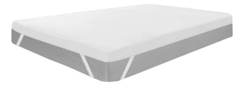 Pillow Top King Macio Manta Siliconada Antialérgico 200 Fios
