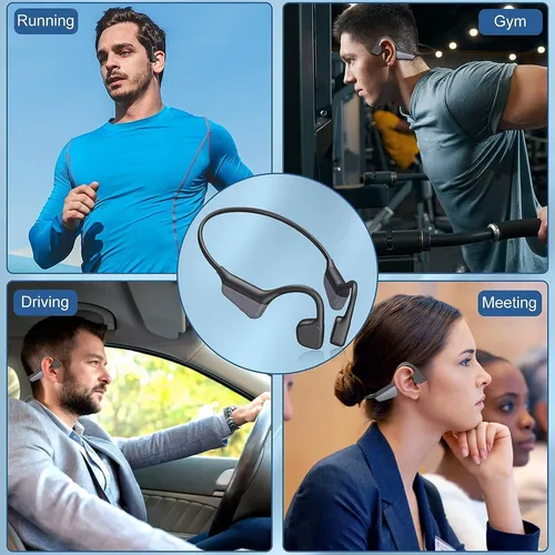 Zruhig Auriculares De Conducción Ósea, Auriculares Bluetooth
