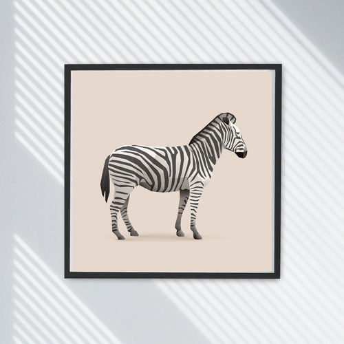 Foto Zebra Decoracion Cuarto Niño Hay + Animales Hoy2x1