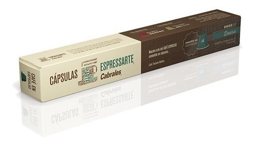 Cápsulas De Café Cabrales Deciso Nespresso X 10 Unidades