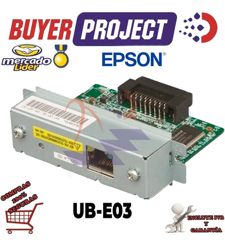 Tarjeta Red Lan Epson Pos Ub-e03 Impresora Punto De Venta