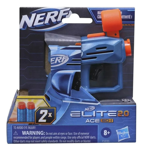 Nerf Pistola Lanza Dardos Elite 2.0 Ace Hasbro F5035