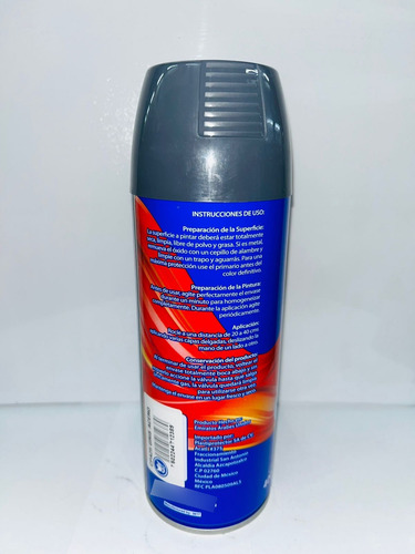 Pintura Profesional En Aerosol B.r.c Gris Acero