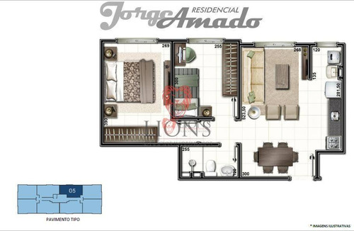 Apartamento Com 2 Dormitórios À Venda, 50 M² - São Vicente - Gravataí/rs - Ap0565