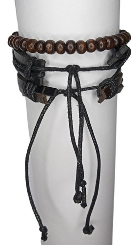 Pulseira De Couro Masculina Feminina Fé Infinita