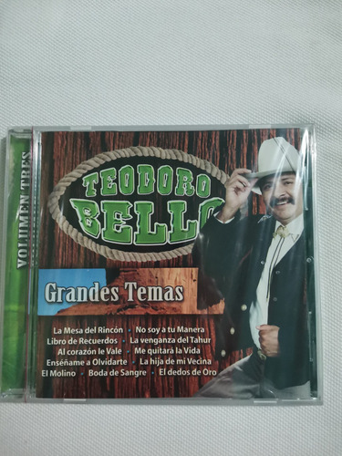 Teodoro Bello Volumen Tres Cd Original Nuevo Y Sellado 