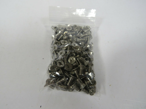 (200 New) Ms24693-c25 Phillips Machine Screws 100 Flat S Bbx