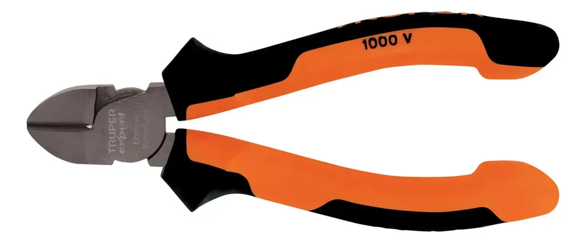 Pinza Corte Diagonal 5 Alta Palanca, Comfort Grip 102427 Naranja