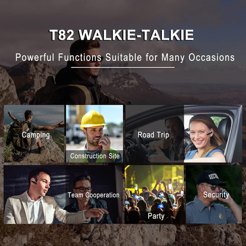 Walkie Talkies Para Adultos, Walkie Talkies Recargables Con