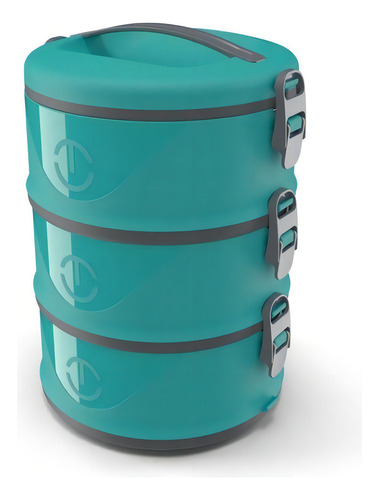 Marmita Térmica 1 Simples / 1 Dupla / 1 Tripla Unitermi 1,5l Cor Verde