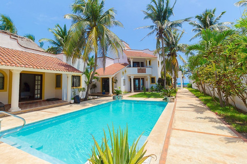 Imagen 1 de 30 de Casa En Venta Frente Al Mar Puerto Morelos, Q. Roo
