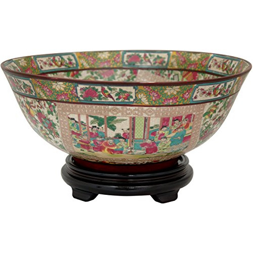 Oriental Furniture - Cuenco De Porcelana Con Medallón ...