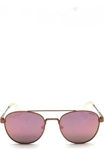 Nautica Gafas De Sol Redondas Para Hombre N4641sp, Polarizad