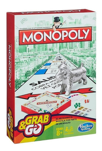 Jogo Portátil Monopoly Grab & Go Hasbro