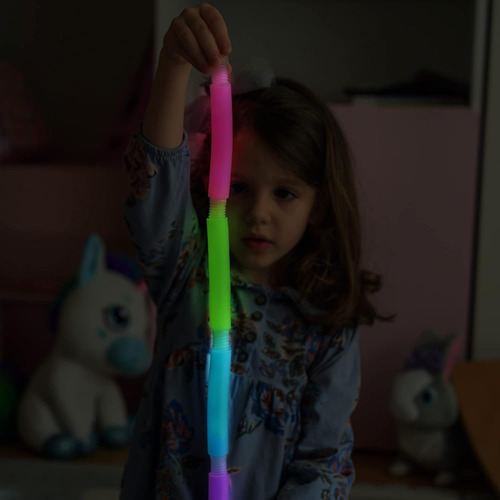 Nutty Toys Glow In The Dark Pop Tube Sobre Botersers - Tabon