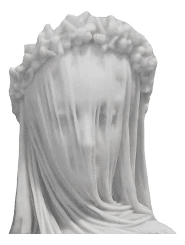 Nova Estatua De Busto De Dama Velada Regalo De Inauguración