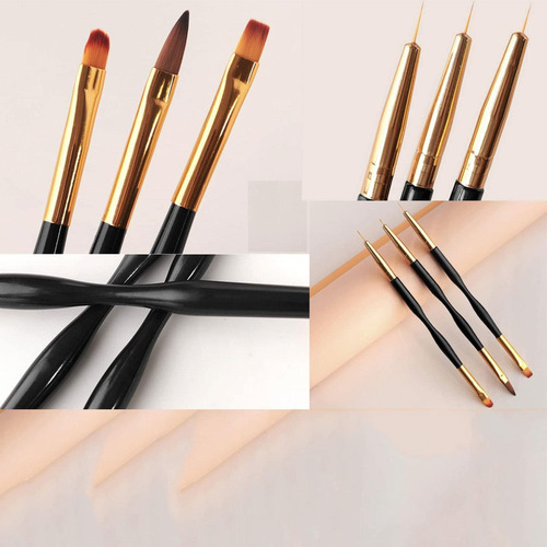 Qy Pinceles Para Uñas Pinceles Acrílicos Endart Para Uñas 3