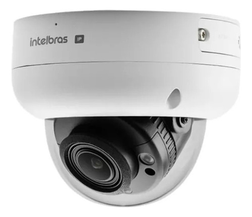 Câmera Infra Dome Intelbras Ip Vip 5440 D Z Ia Cor Branco