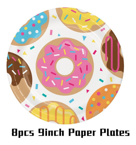 Donuts Theme Birthday Party Sets 141pieces For 26 People