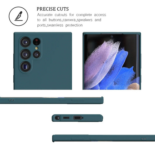 Funda De Silicona For Samsung Galaxy S23 S23 Plus Ultra
