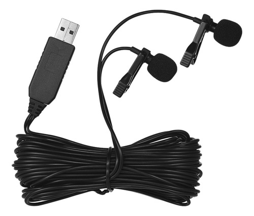 Micrófono Andoer Audio De Doble Cabezal, Micrófono Usb De 6