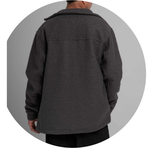 Saco Paño Boucle Hombre - Sobretodo Elegante