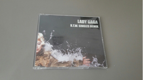 Disco Compacto Promo Lady Gaga B.t.w Singles Remix