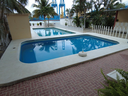Renta De 2 Habitaciones Juntas Con Alberca Y Terraza Tuxpan Ver
