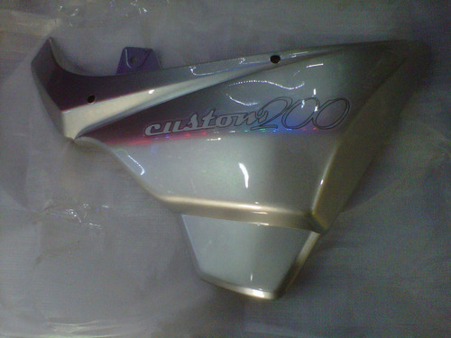 Juego De Cacha Lateral Motomel Custom 200 Gris - Dos Ruedas