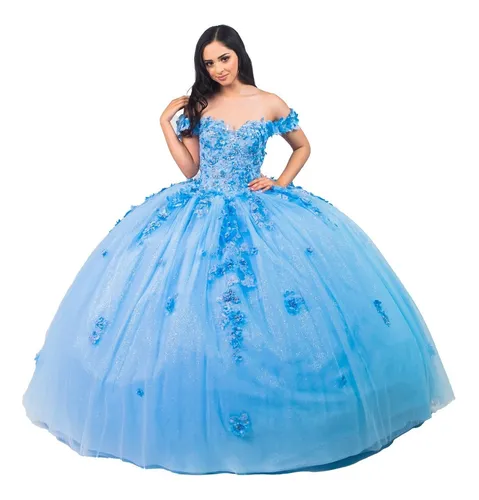 Cenicienta  Vestidos de cenicienta, Vestidos azules de quinceañera,  Vestidos de quinceañera