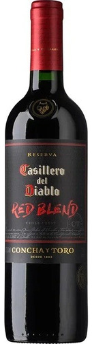 Vinho Chileno Tinto Red Blend 750ml Casillero Del Diablo