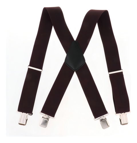 Tirantes Para Hombre Tirantes Ajustables X-back Para Trabajo Color Coffee Diseño De La Tela As Described